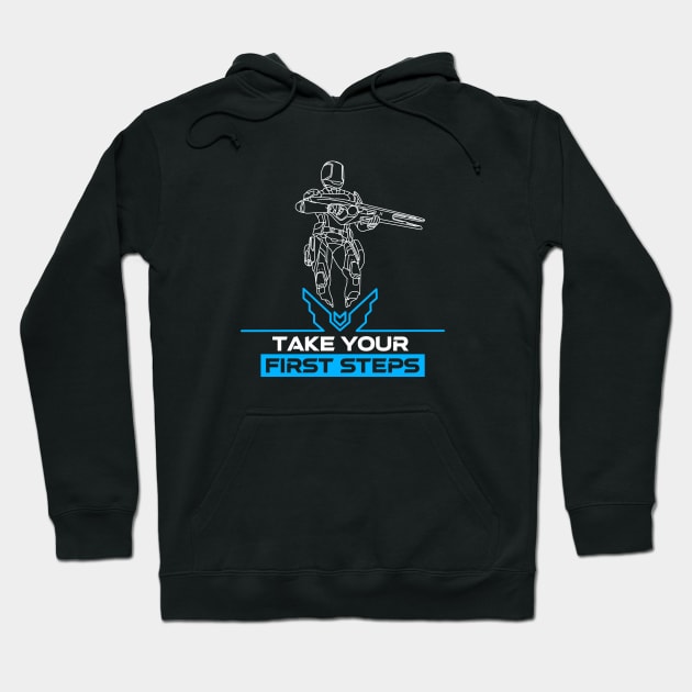 Elite: Dangerous - Take your first steps Hoodie by Lyamecron